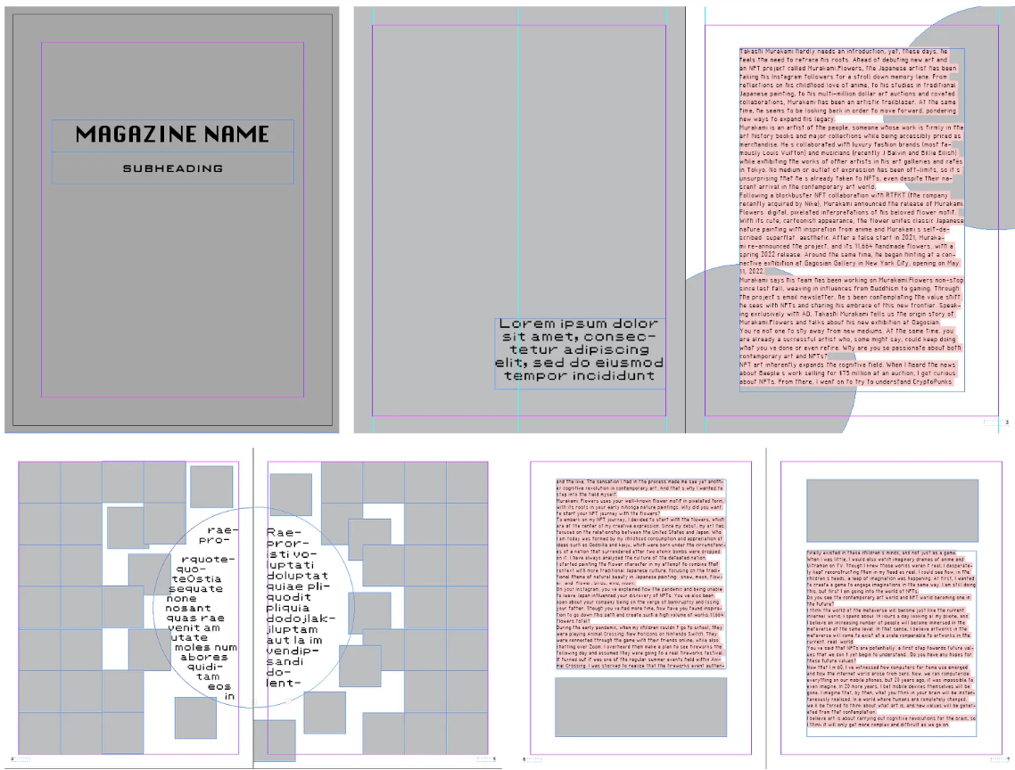 Magazine Sketches