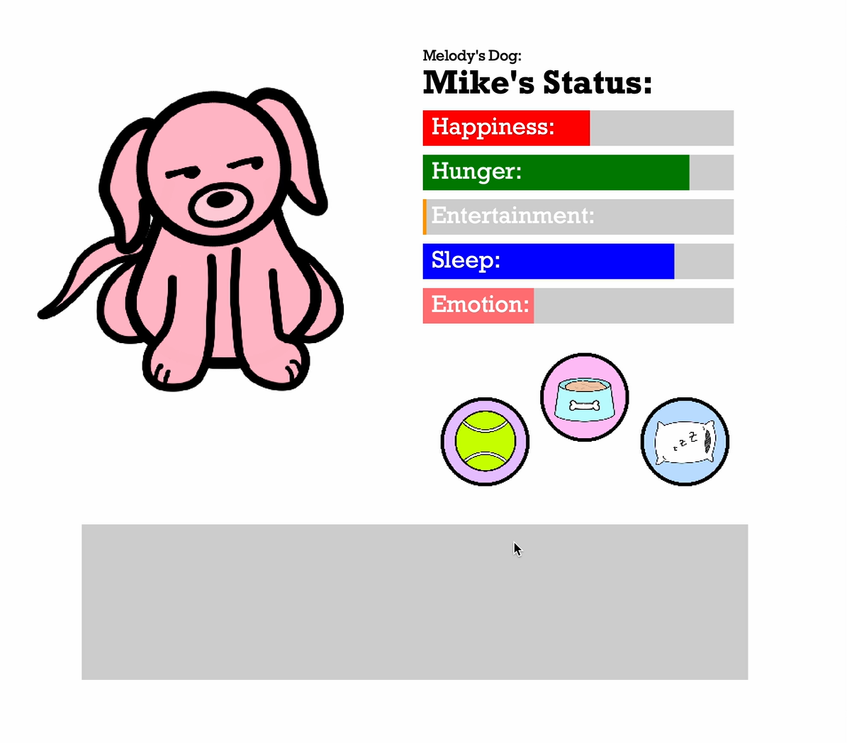 Emotions and Status Bars
